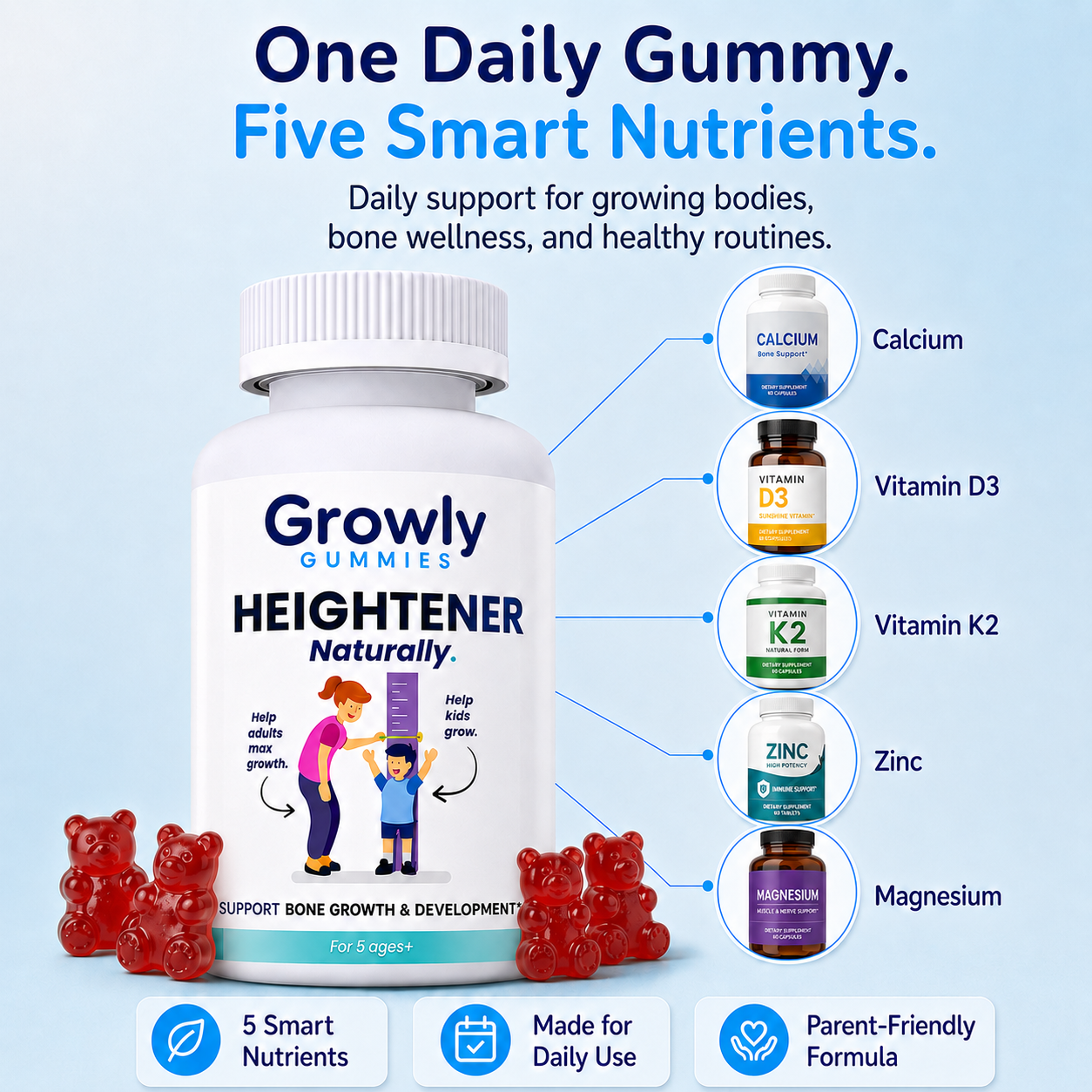 Growly™ Heightener Gummies