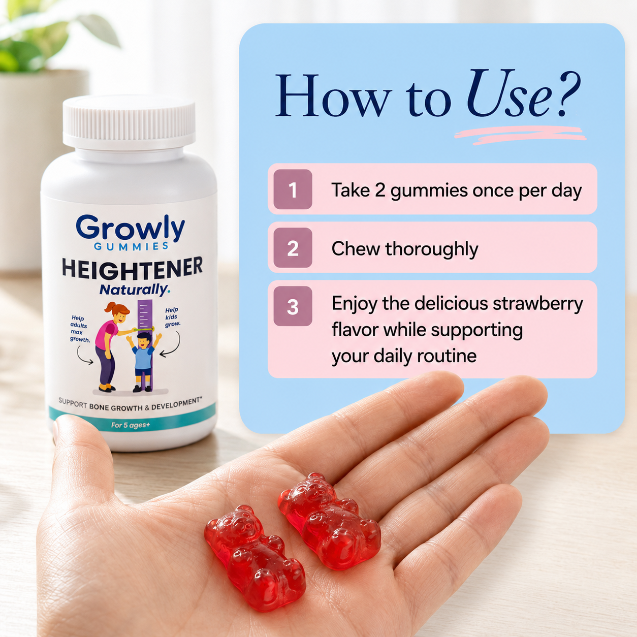 Growly™ Heightener Gummies